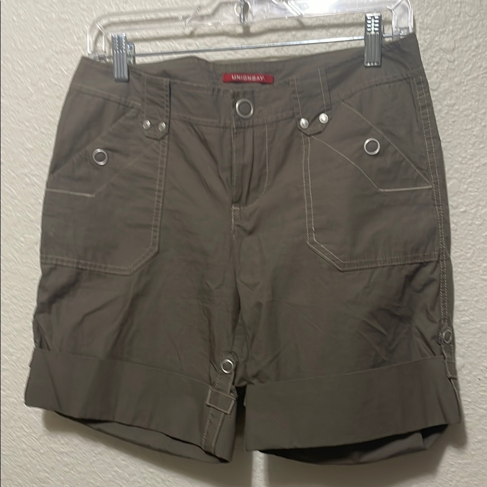 UNIONBAY Olive Green Cargo Shorts